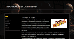 Desktop Screenshot of donfriedman.net