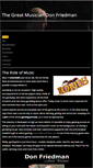 Mobile Screenshot of donfriedman.net